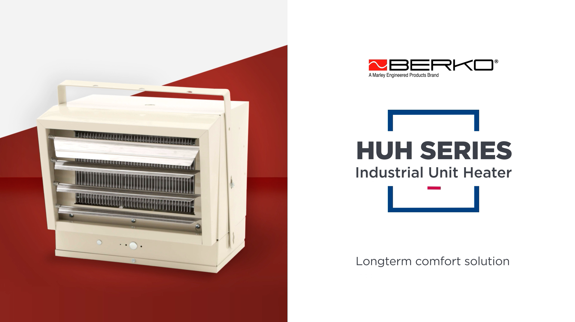 Berko HUH Unit Heater Promo Video Marley Engineered Products